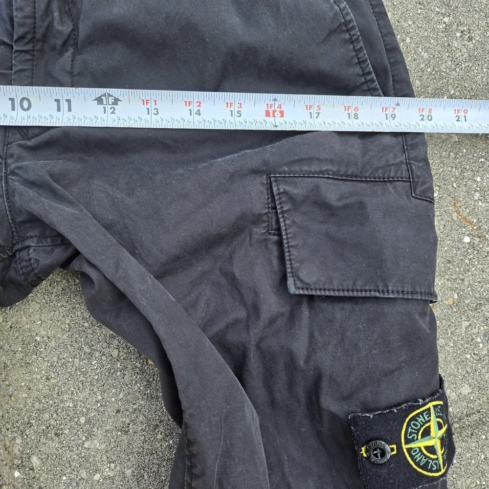Stone Island Type SK Cargo Pants Black Size 31